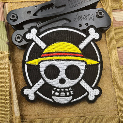 Parody Skull and Crossbones  Embroidered Iron On Morale Patch FREE USA SHIPPING SHIPS FREE IN USA Pat-446