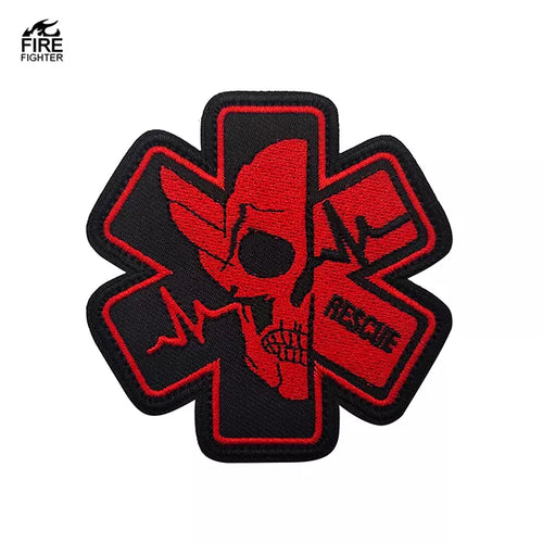Rescue Firefighter Ranger Patches Army Marines Morale Hook and Loop FREE USA SHIPPING PAT-42