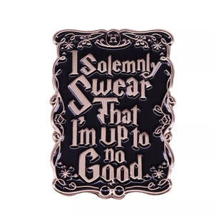 Marauders map I solemnly swear that I'm up to no good Mischief managed Pin badge Enamel Pin Free USA Shipping Ships from USA P-170C