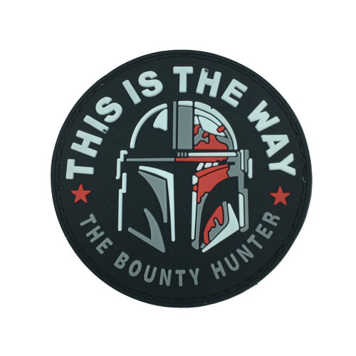 Mandalorian Helmet This Is The Way PVC Hook and Loop Morale Patch Army Navy USMC Air Force LEO PAT-29