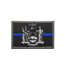 Load image into Gallery viewer, New York State Flag Embroidered Hook and Loop Tactical Morale Patch FREE USA SHIPPING SHIPS FROM USA  PAT-582 583 584 585