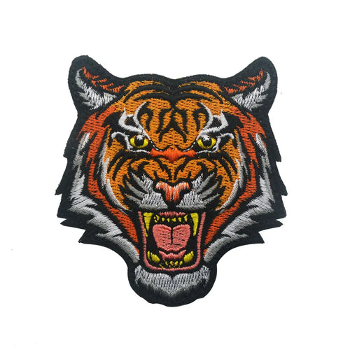 Realistic Tiger Hiking Outdoors Embroidered Hook and Loop Tactical Morale Patch FREE USA SHIPPING SHIPS FREE FROM USA PAT-661