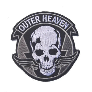 Outer Heaven Skull Hook and Loop Morale Patch FREE USA SHIPPING SHIPS FROM USA PAT-611 612 613