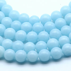 Noctilucent Light Sapphire 8MM Beads Natural 15" (+/- 44) Beads per strand B-29