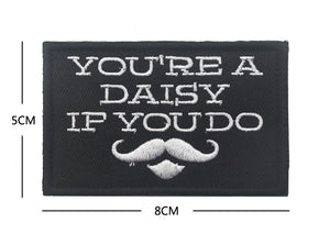 Doc Holiday Your A Daisy If you Do Hook and Loop Morale Patch Army Navy USMC Air Force LEO FREE USA SHIPPING SHIPS FROM USA PAT-333