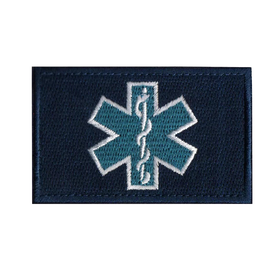 Star Of Life Rescue EMT Paramedic Tactical Patch Army Marines Morale Hook and Loop FREE USA SHIPPING  SHIPS FROM USA PAT-130