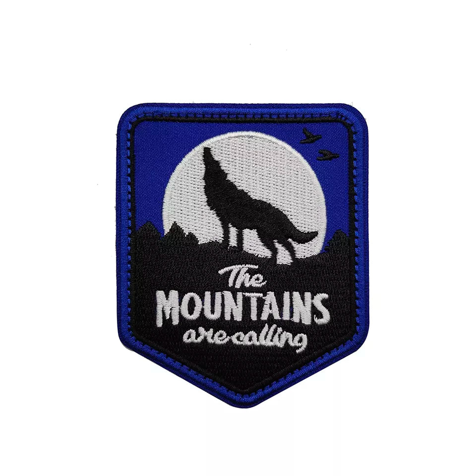The Mountains Are Calling Hiking Outdoors Tactical Morale Patch FREE USA SHIPPING SHIPS FROM USA V01037 PAT-276