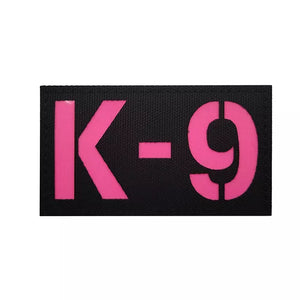 Pink K-9 Tactical Patch Army Marines Morale Hook and Loop FREE USA SHIPPING SHIPS FROM USA PAT-178