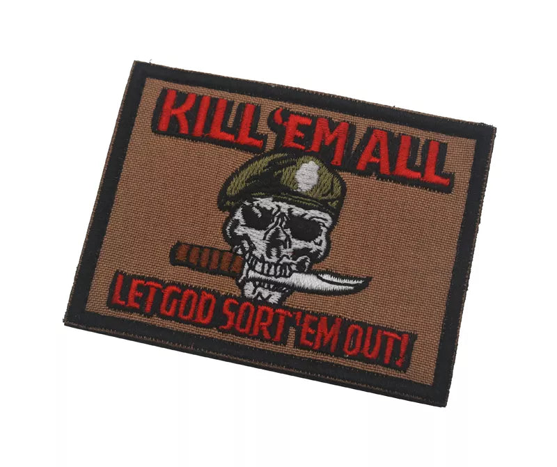 Kill Em All Tactical Morale Embroidered Hook and Loop Patch FREE USA SHIPPING SHIPS FROM USA PAT-322