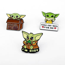 Load image into Gallery viewer, Baby Yoda The Child Grogu 3 Pin Set Disney Mandalorian PS-002 - www.ChallengeCoinCreations.com
