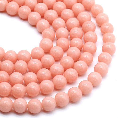 Noctilucent Pink 8MM Beads Natural 15