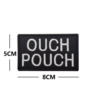 Ouch Pouch Ranger Tactical Patch Army Marines Morale Hook and Loop FREE USA SHIPPING  SHIPS FROM USA V01079-1 PAT-154/155/156