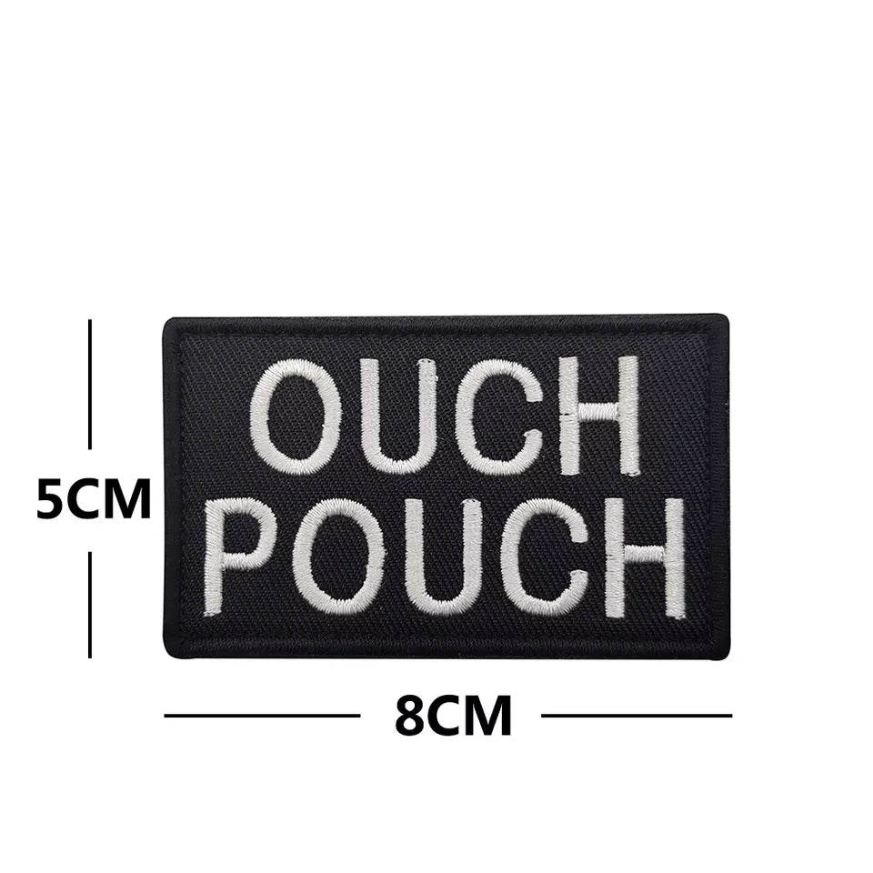 Ouch Pouch Ranger Tactical Patch Army Marines Morale Hook and Loop FREE USA SHIPPING  SHIPS FROM USA V01079-1 PAT-154/155/156 (E)