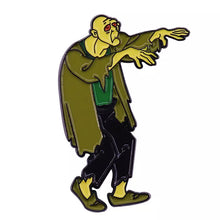 Load image into Gallery viewer, Scooby Doo Villian Monster The Zombie inspired enamel pin Halloween Horror Movie Ships Free From The USA P-166