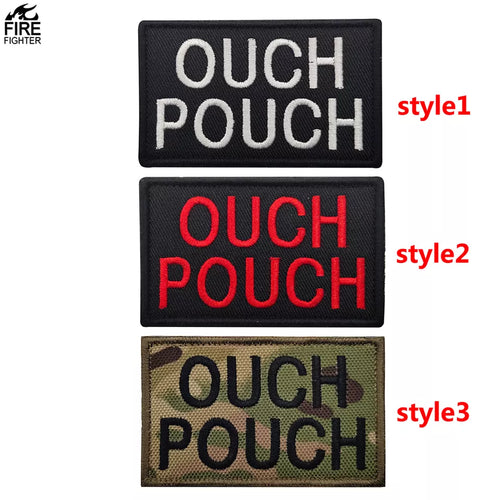 Ouch Pouch Ranger Tactical Patch Army Marines Morale Hook and Loop FREE USA SHIPPING  SHIPS FROM USA V01079-1 PAT-154/155/156 (E)