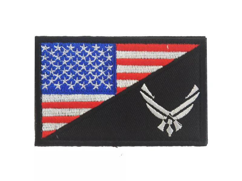 USAF USA FLAG Tactical Patch Army Marines Morale Hook and Loop FREE USA SHIPPING  SHIPS FROM USA PAT-167