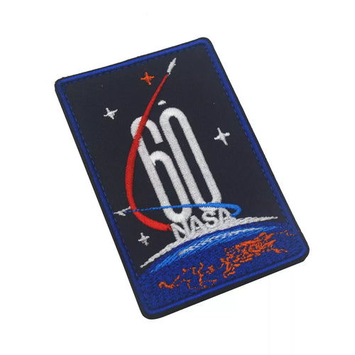 NASA 60th Aniversary Tactical Morale Patch FREE USA SHIPPING SHIPS FROM USA V00779-1 PAT-270