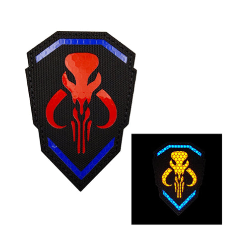Mythosaur This Is The Way IR Reflective Hook and Loop Morale Patch Army Navy USMC Air Force LEO PAT-30