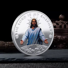 Load image into Gallery viewer, God Jesus Loves the World Lord Is My Shepherd Christ the Redeemer Medallion Challenge Coin Free USA Shipping EL7-001A-C