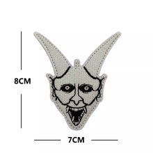 Load image into Gallery viewer, Evil Glow in the Dark Horned Devil Embroidered Hook and Loop Tactical Morale Patch FREE USA SHIPPING SHIPS FROM USA V01040 PAT-292