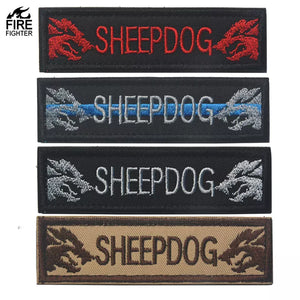 Sheepdog Protector Embroidered Hook and Loop Tactical Morale Patch FREE USA SHIPPING SHIPS FROM USA PAT-334/A/B/C  (E)
