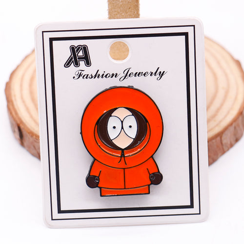 South Park Inspired Kenny McCormick Pin Stan Kyle Cartman Kenny Butters Trey Parker Matt Stone P-075 - www.ChallengeCoinCreations.com