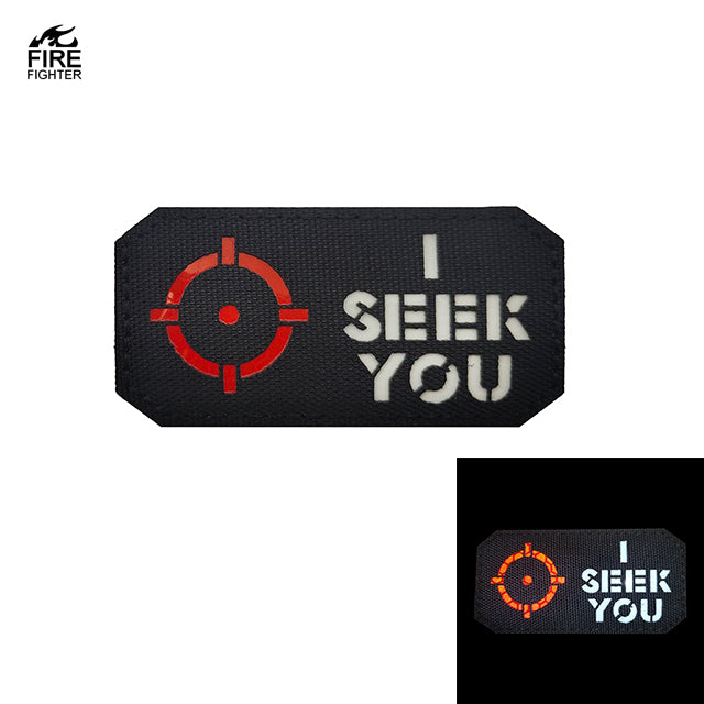 Sniper I Seek You IR Reflective Infrared Tactical Patch Army Marines Morale Hook and Loop FREE USA SHIPPING  SHIPS FROM USA PAT-177