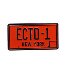 Load image into Gallery viewer, Ghostbusters Ecto-1 Enamel Pin Proton Pack  SLIMED P-097 - www.ChallengeCoinCreations.com