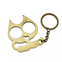 Load image into Gallery viewer, Metal Pretty Kitty Cat  Keychain Touch Free Door Opener (No Bottle Opener)