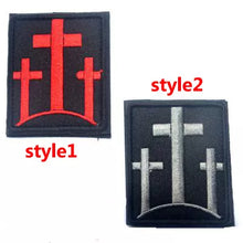 Load image into Gallery viewer, Christian 3 Crosses Tactical Patch Army Marines Morale Hook and Loop FREE USA SHIPPING  SHIPS FROM USA PAT-183/184