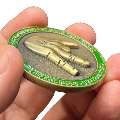 Border Patrol Agent CBP Gang Task Force Challenge Coin DL13-007