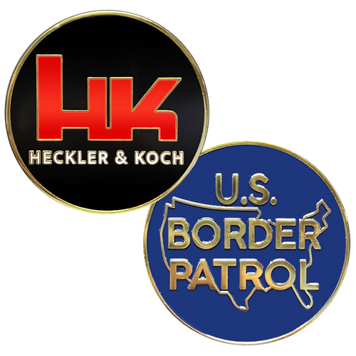 HK Heckler & Koch Border Patrol CBP Challenge Coin GL1-007