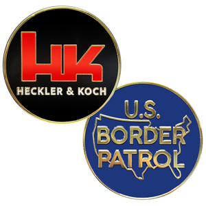 HK Heckler & Koch Border Patrol CBP Challenge Coin GL1-007