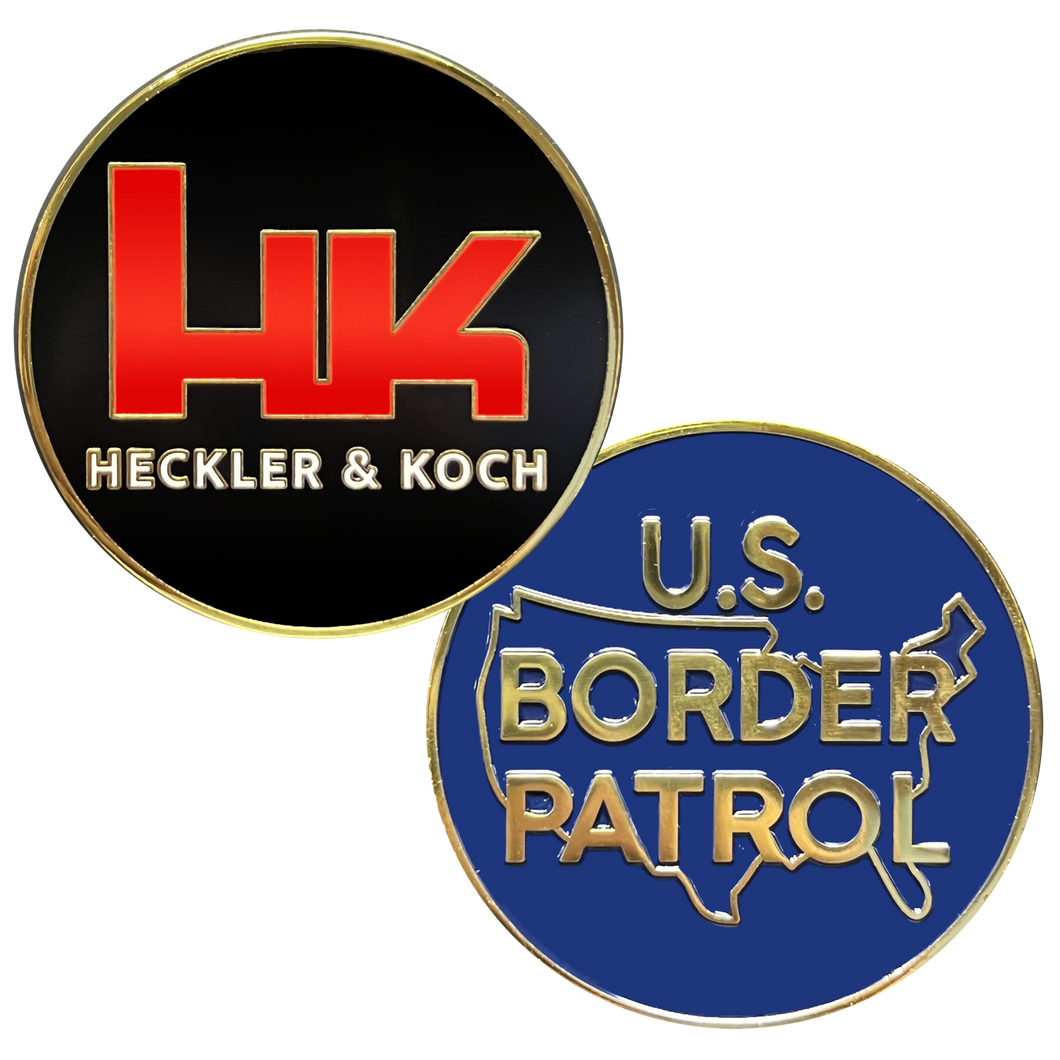 HK Heckler & Koch Border Patrol CBP Challenge Coin GL1-007