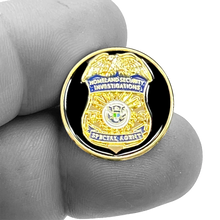 Load image into Gallery viewer, HSI Special Agent Lapel Pin KCB-001-H P-021A