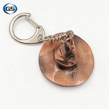 Load image into Gallery viewer, Harry Potter Inspired Sorting Hat Keychain Gryffindor Slytherin Hufflepuff Ravenclaw KC-015 - www.ChallengeCoinCreations.com