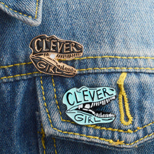 Load image into Gallery viewer, Jurassic Park Inspired Clever Girl 2 Pin Set 2 Pins PS-008 - www.ChallengeCoinCreations.com