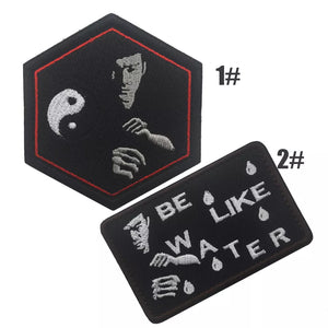 Bruce Lee Inspired Jeet Kun Do Embroidered Hook and Loop Tactical Morale Patch FREE USA SHIPPING SHIPS FROM USA PAT-335/A