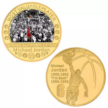 Load image into Gallery viewer, MJ 23 Jordan  5 Coin Challenge Coin Set Great Starter Set for Kids and Adults FREE USA SHIPPING R-005