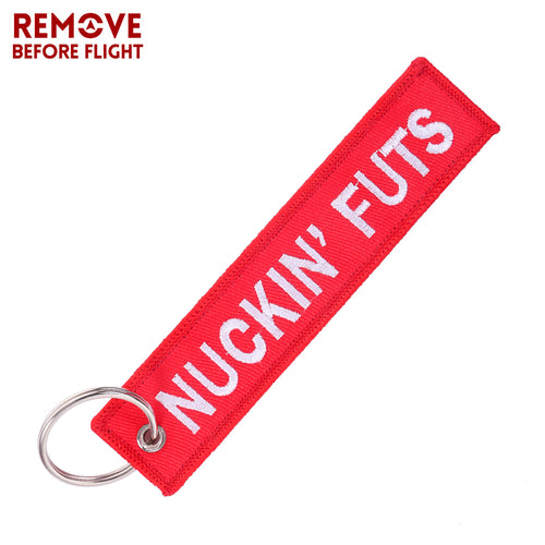 Nuckin Futs Motorcycle Keychain Luggage Tag Motorcycle Bike Week Harley Kawasaki Suzuki Honda Yamaha Sturgis LKC-74 - www.ChallengeCoinCreations.com