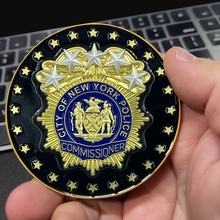 Load image into Gallery viewer, Blue Bloods NYPD Commissioner Frank Reagan Police Officer Tom Selleck Challenge Coin BL2-003 - www.ChallengeCoinCreations.com