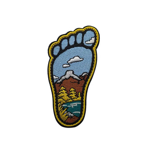 Footprint Outdoors Hiking Outdoors Embroidered Hook and Loop Tactical Morale Patch FREE USA SHIPPING SHIPS FREE FROM USA PAT-664