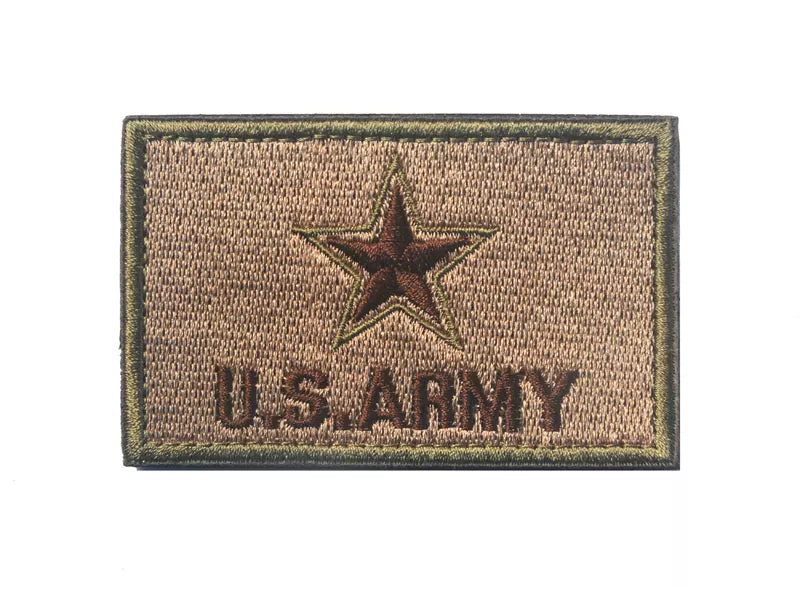 US ARMY United States Army Subdued Tan  Tactical Morale Patch FREE USA SHIPPING SHIPS FROM USA V00333-5 PAT-279A