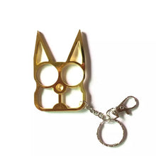 Load image into Gallery viewer, Metal Pretty Kitty Cat  Keychain Touch Free Door Opener (No Bottle Opener) KAT