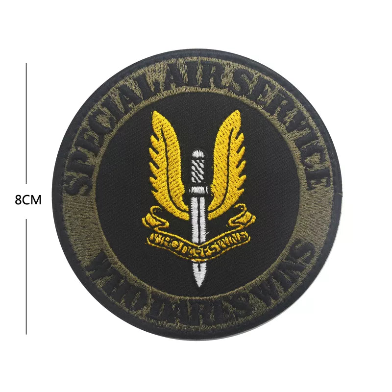 British Special Air Service SAS  Tactical Morale Patch FREE USA SHIPPING SHIPS FROM USA V00036  PAT-273