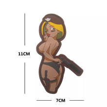 Load image into Gallery viewer, Pin Up Sexy Soldier PVC Ranger Tactical Patch Army Marines Morale Hook and Loop FREE USA SHIPPING  SHIPS FROM USA PAT-151/152/153 (E)