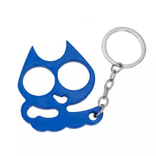 Load image into Gallery viewer, Metal Pretty Kitty Cat  Keychain Touch Free Door Opener (No Bottle Opener)