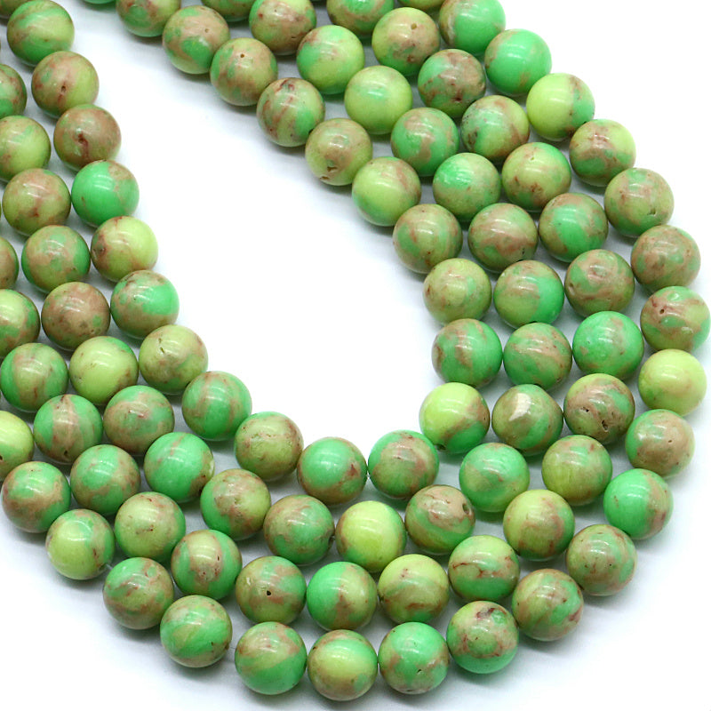 Green Emperor Stone 8MM Beads Natural 15