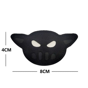 Glow In Dark Eyes Embroidered Hook and Loop Tactical Morale Patch FREE USA SHIPPING SHIPS FREE FROM USA V-01166 PAT-497