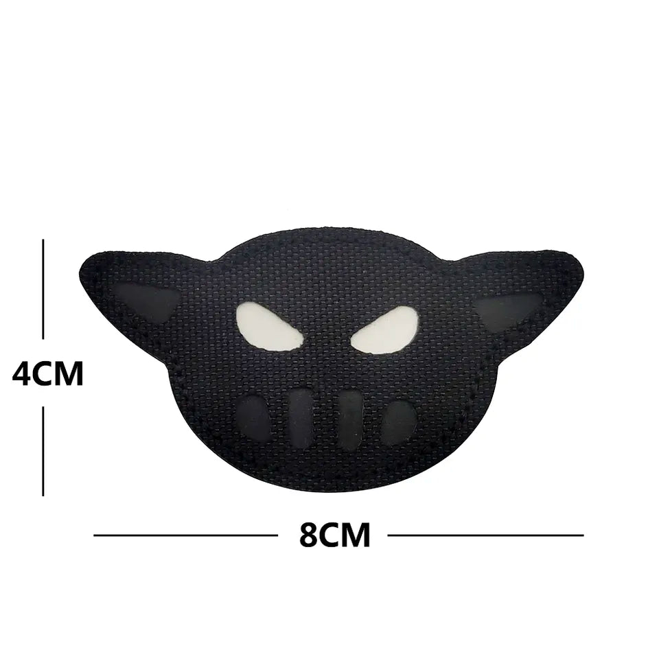 Glow In Dark Eyes Embroidered Hook and Loop Tactical Morale Patch FREE USA SHIPPING SHIPS FREE FROM USA V-01166 PAT-497